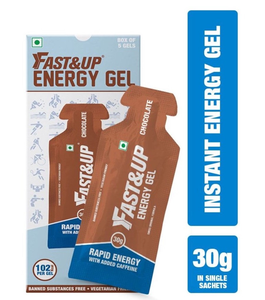 Buy Fast&Up Vegan Sports Energy Gel 5x30gms Sachets Chocolate